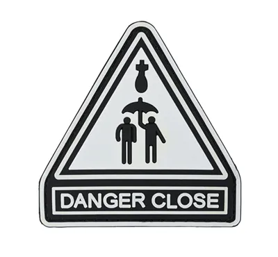 Patch PVC Danger Close - TAIWANGUN