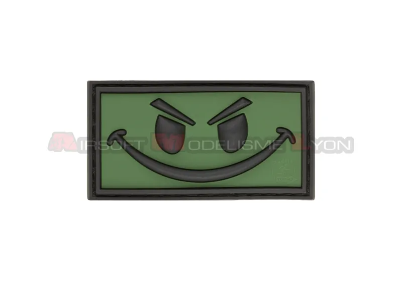 Patch Evil Smiley PVC · Verde / OD