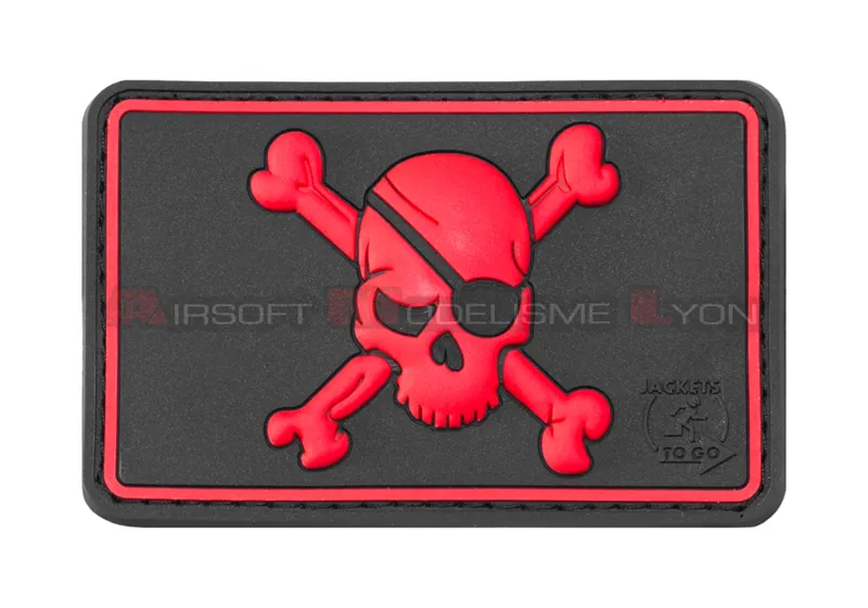 Patch Pirate Skull Blackmedic PVC