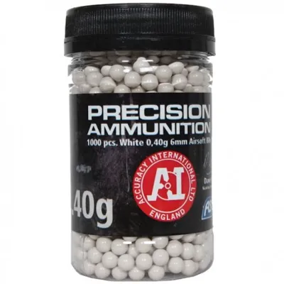 Pot de 1000 Billes 0.40g Blanches