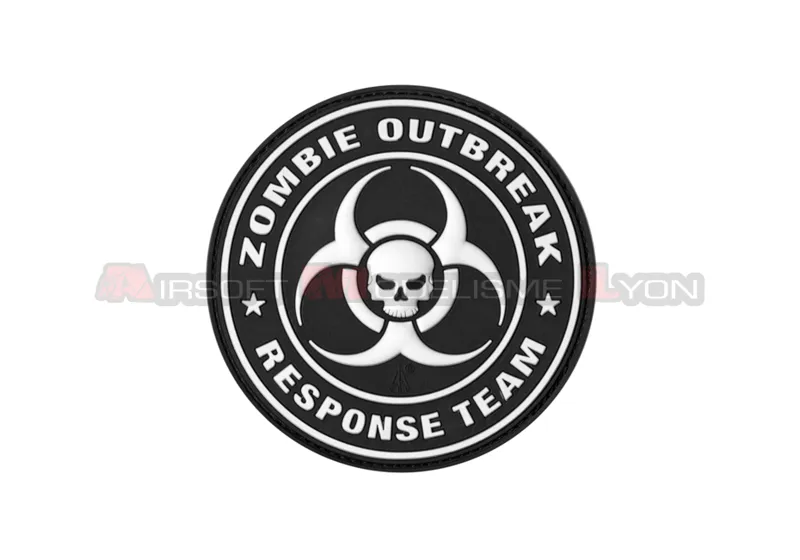 Patch Caoutchouc Zombie Outbreak