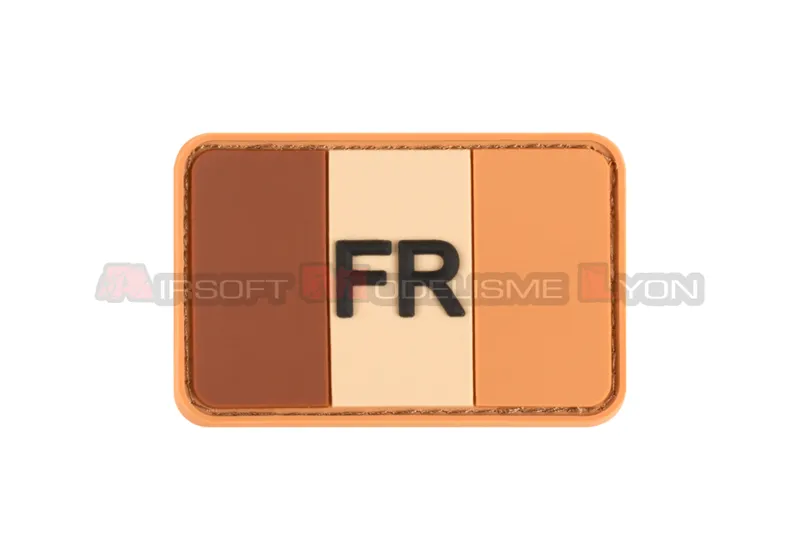 Patch Caoutchouc France · Tan / FDE