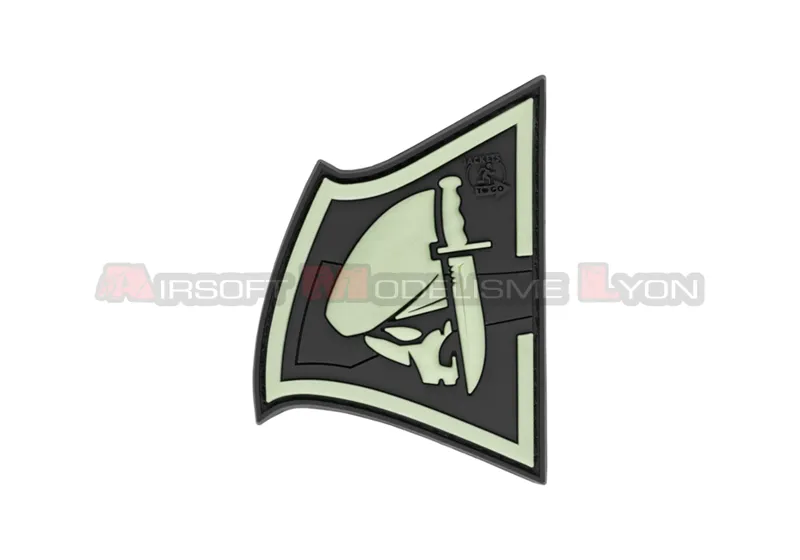 Patch Caoutchouc Rebel Skull
