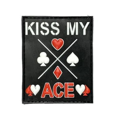 Kiss My Ace Patch 3D - THE TOWER COMPANY