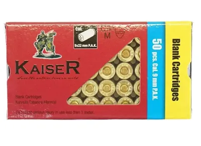 Munizioni a Salve Da 9mm Pak - KAISER