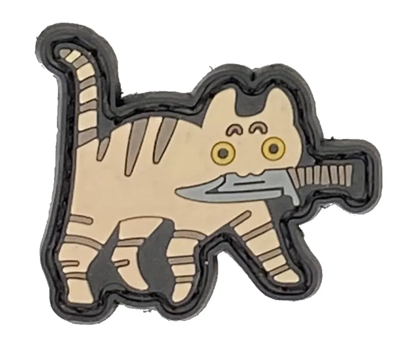 THE TOWER COMPANY Knife Cat Patch 3D