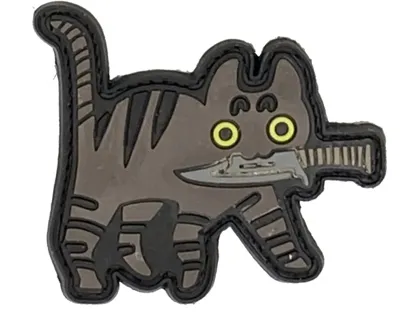Knife Cat Big Patch 3D - THE TOWER COMPANY