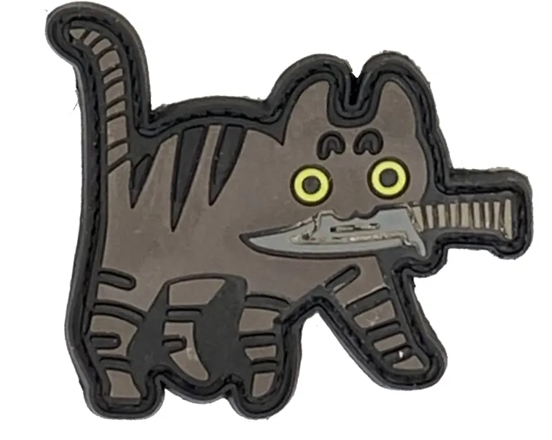 THE TOWER COMPANY Knife Cat Big Patch 3D