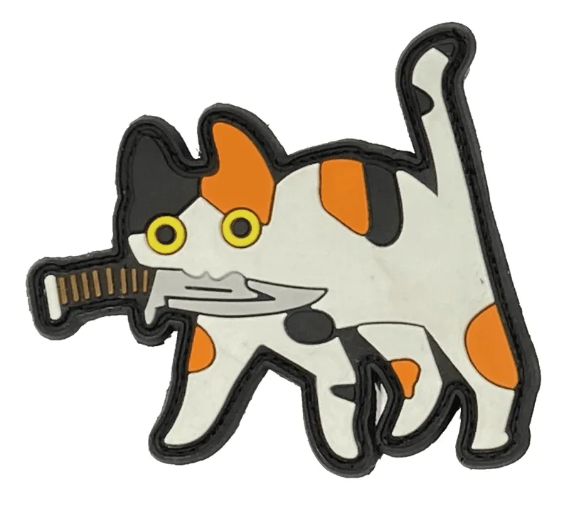 THE TOWER COMPANY Furry Cat Patch 3D