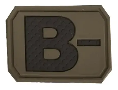 3D Blood B- Patch 3D - MIL-TEC
