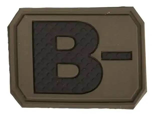MilTec 3D Blood B- Patch 3D · Verde / OD