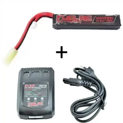 Power Pack Batteria LIPO 11,1V + Caricabatterie - FUEL