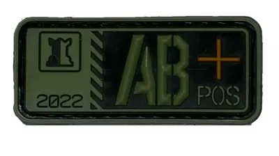 Blood Ab+ 2022 Patch 3D - THE TOWER COMPANY