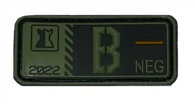 Blood B- 2022 Patch 3D - THE TOWER COMPANY