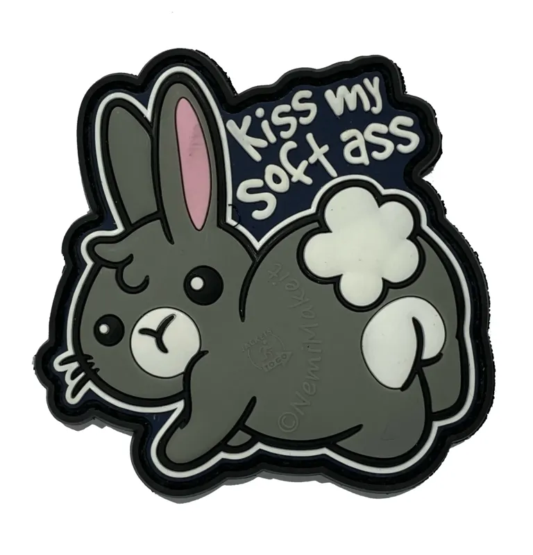 Airsoftology Kiss My Soft Ass Patch 3D
