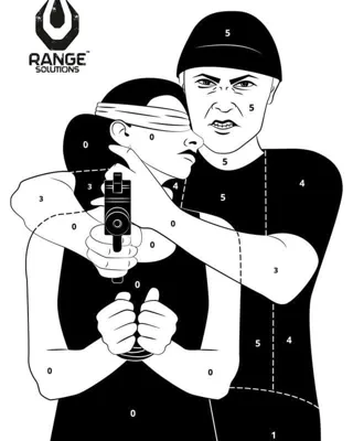 10x Bersagli 70x50cm Hostage - RANGE SOLUTIONS