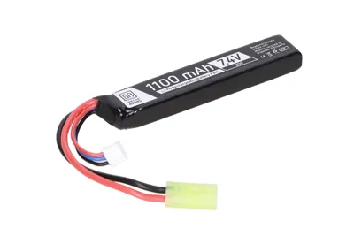 1100mAh 20C 7.4V Mini Tamiya LIPO Battery - Specna Arms