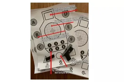 Aim Small Shooting Target - 50 Pcs - Range Solutions