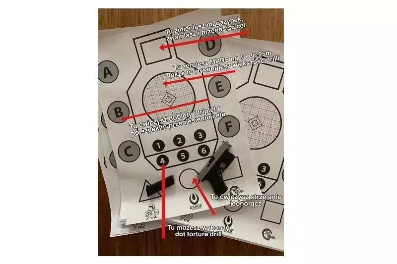 Range Solutions Aim Small Shooting Target - 50 Pcs