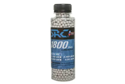 BBs 0.36g Bottle 1800 Pcs - SRC (Taiwan)