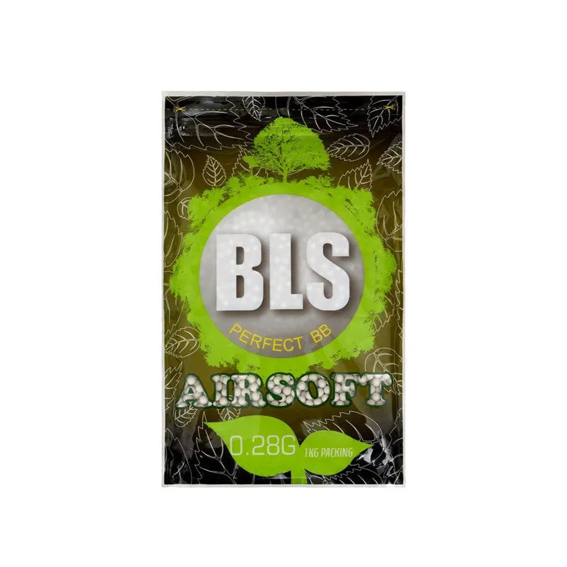 BLS (Taiwan) BIO Pellets 0,28g, 3500 BBs · Blanco