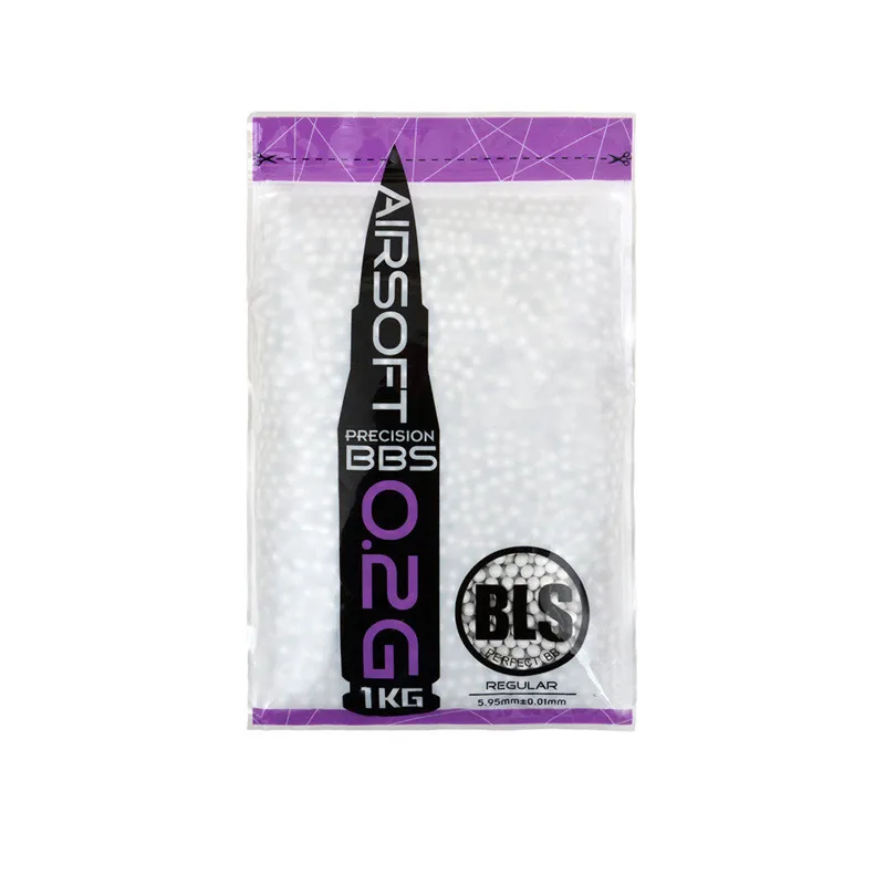 BLS (Taiwan) Precision Pellets 0,20g, 5000 BBs · Blanco