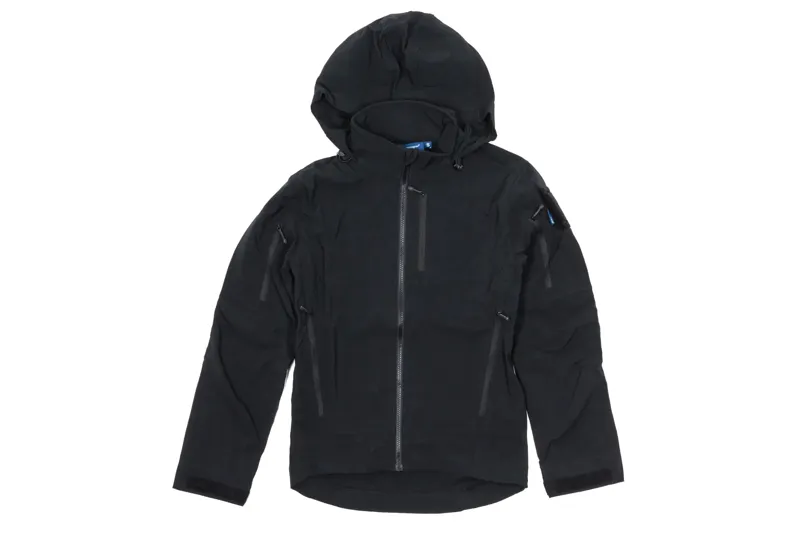 Emerson Label 'Fog' Softshell Jacket · Blue black