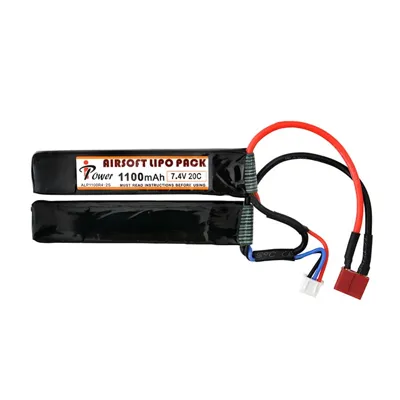 LIPO Nunchuk Doble 1100mAh 7.4V 20C (T-Plug) - IPOWER