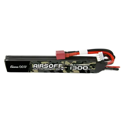 LIPO Nunchuk Doble 1300mAh 7.4V 25C (T-Plug) - Gens Ace