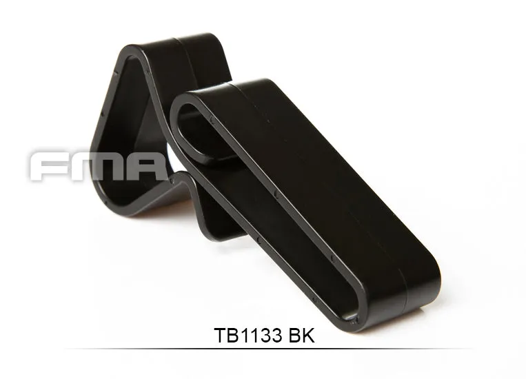 FMA Airsoft ABS Universal Hook Hanger 3-PIECE for MOLLE and Belt · Negro