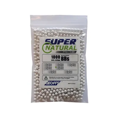 Bolas Bio 0.36g Super Natural Precision 1000 BBs - GEOFFS
