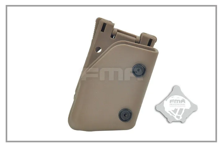 FMA Airsoft Multi-Angle Speed Universal Belt Pistol Pouch · Tan / FDE