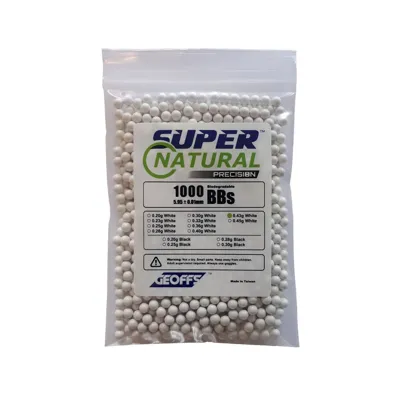 Bolas Bio 0.43g Super Natural Precision 1000 BBs - GEOFFS