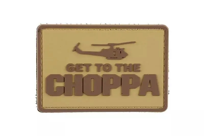 GFT Tactical Get to the Choppa - 3D Patch · Tan / FDE