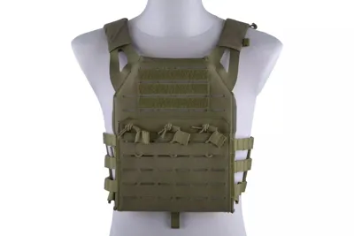 Jump Laser-Cut Tactical Vest - Drab - GFT Tactical