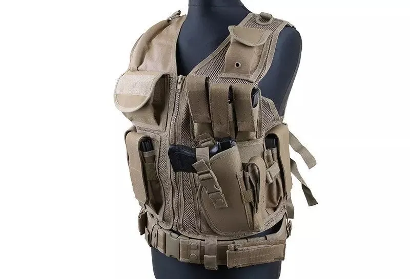 GFT Tactical KAM-39 Tactical Vest · Tan / FDE