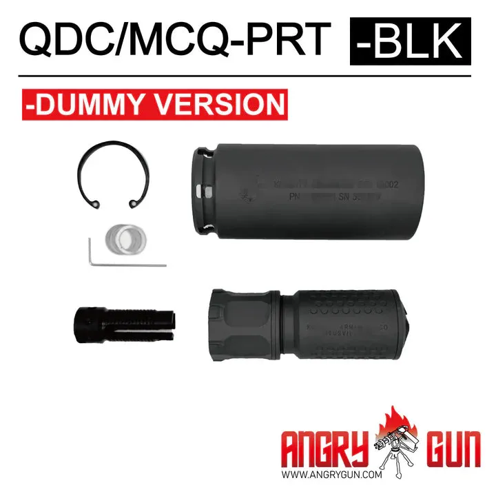 AngryGun Dummy QDC/Mcq-Prt Suppressor · Negro