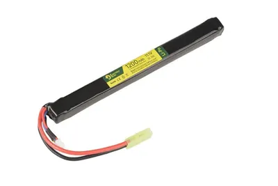 LIPO 11.1V 1200mAh 2S/20C Battery - Under AK Dust Cover - Electro River