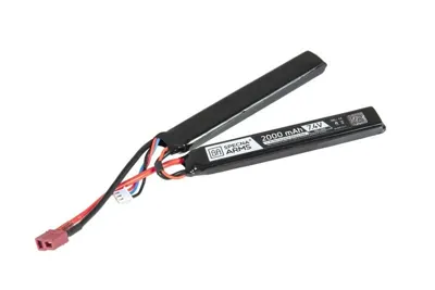 LIPO 7.4V Battery 2000mAh 15 / 30C - Nunchuk - T-Connect (Deans) - Specna Arms