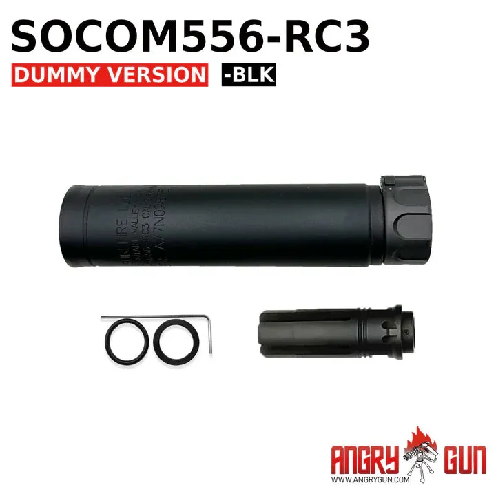 Angry Gun SOCOM556-RC3 Dummy Suppressor · Negro