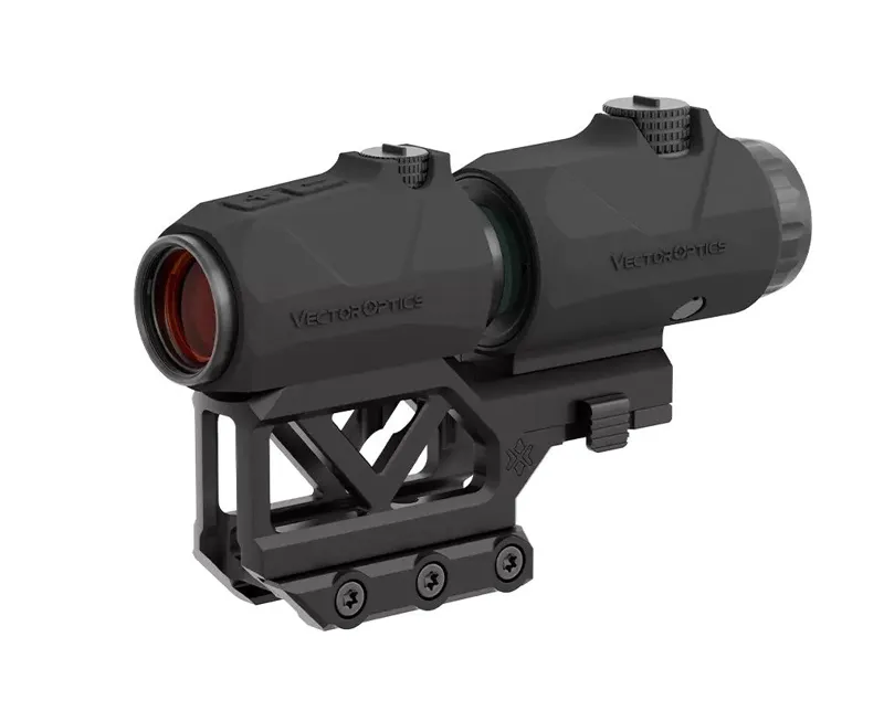 Vector Optics Maverick Red Dot and Magnifier Set on 1-PIECE RIS Base