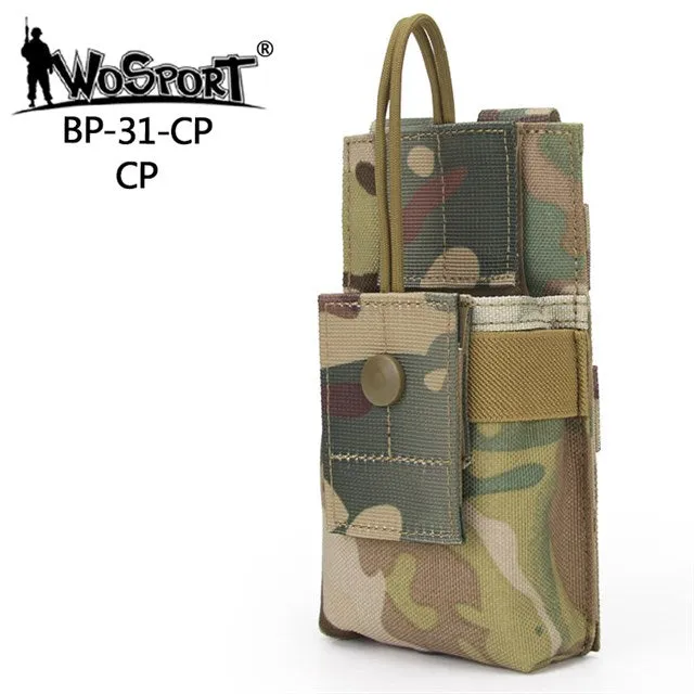 Wosport MOLLE Small Radio Pouch · Multicam