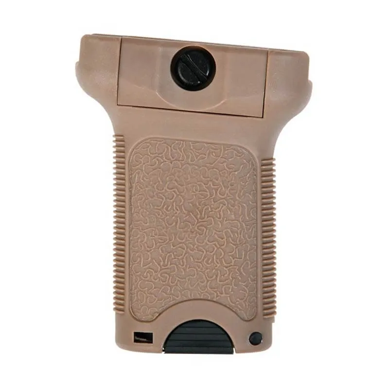FMA Airsoft Grip RIS TB1069 con Compartimento · Tan / FDE