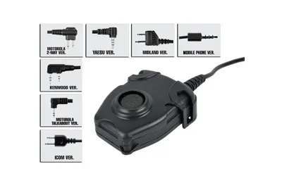 PTT zPeltor Military Plug - Zeta Tactical