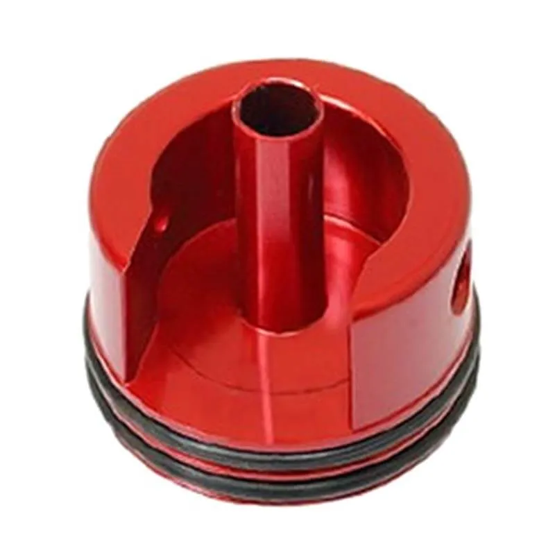 SHS Cabeza Cilindro ver.2 GT0028 Pad on the Button Aluminio · Rojo