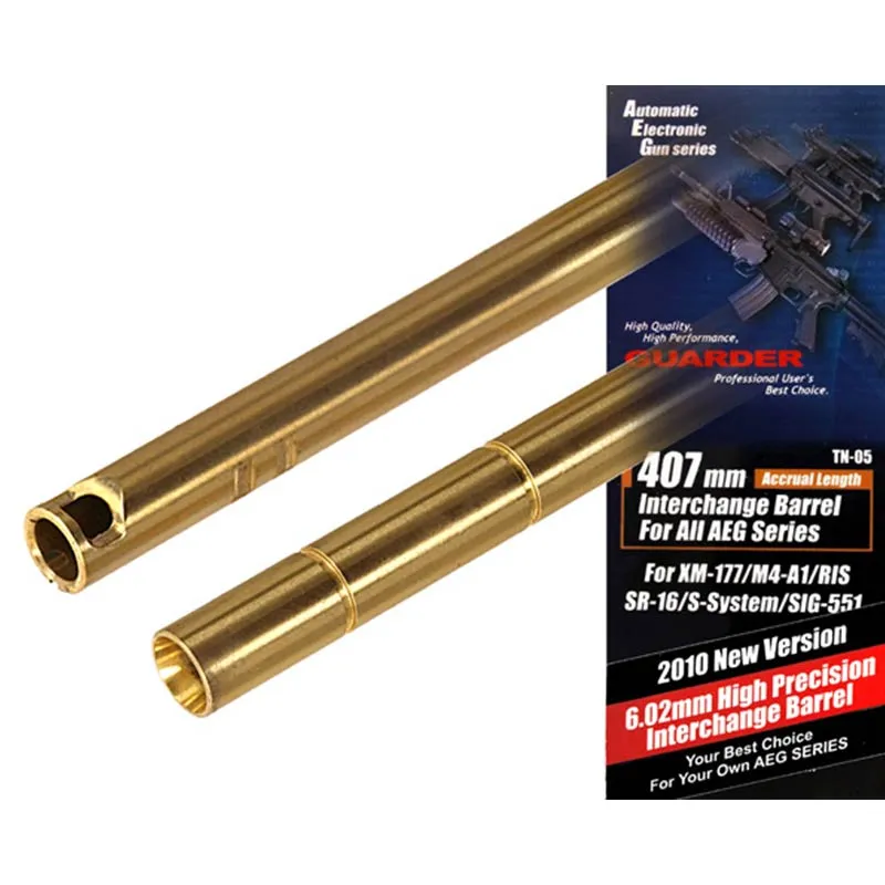 Guarder Cañón Precision 6.02 407mm Interchange XM-177/M4-A1/RIS/SR-16/S-System/SIG-551