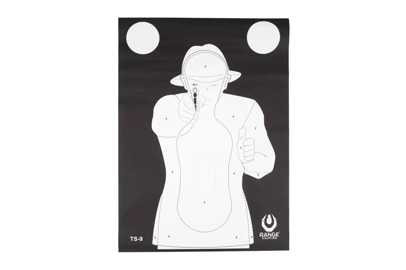 Range Solutions TS-9 “Frenchman” Practice Target - 50 Pcs
