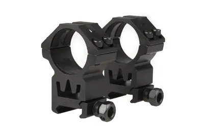Two-Part 30mm Optics Mount for RIS Rail (High) - Theta Optics
