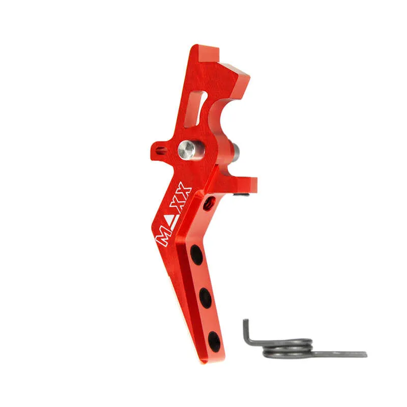 Maxx Model Gatillo ver.2 Style a Advanced Speed Aluminio CNC · Rojo