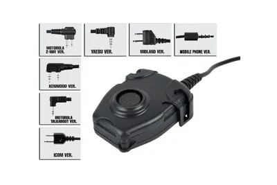 ZPeltor Military Plug PTT (Yaesu) - Zeta Tactical